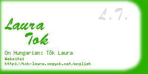 laura tok business card